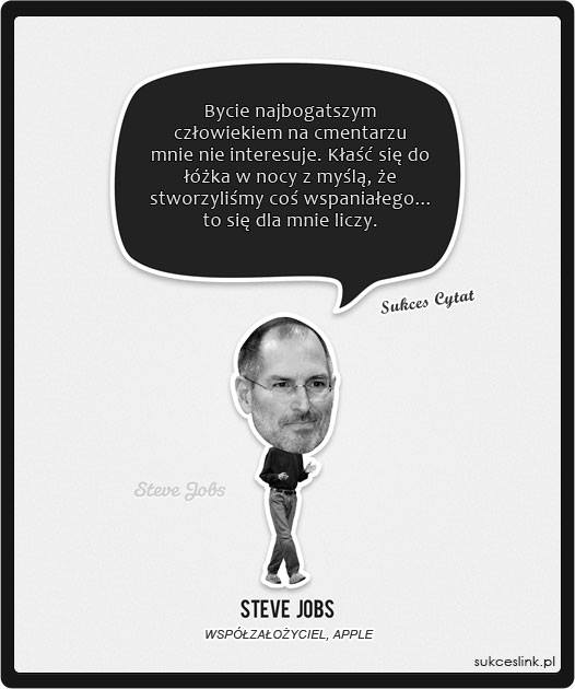 Steve Jobs o zarabianiu pieniędzy 